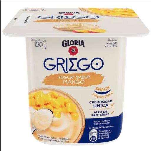 YOGURT GRIEGO MANGO*120G