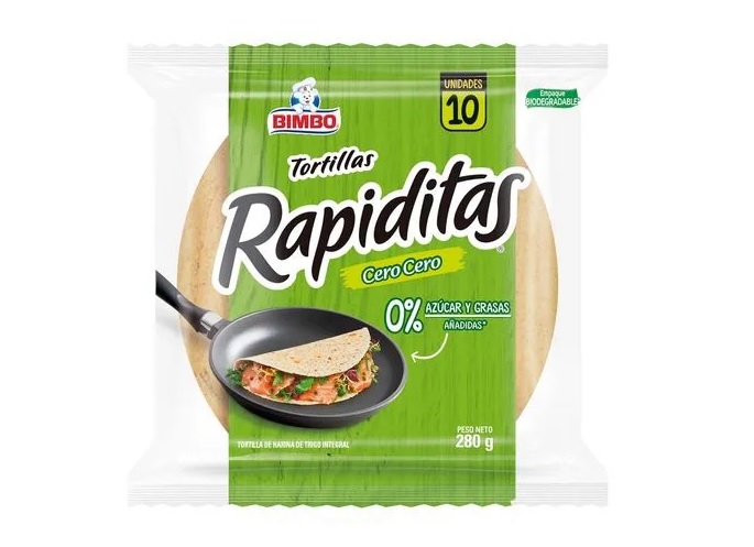 TORTILLA BIMBO CERO X 280 GR