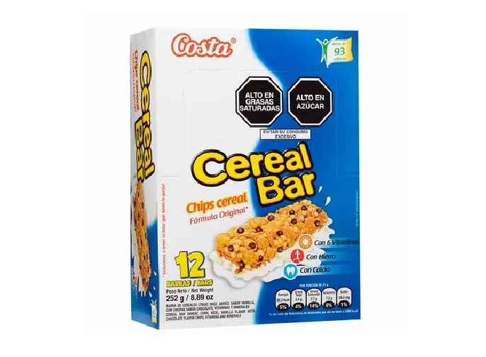 CEREAL COSTA BAR CHIPS CEREAL X 12 