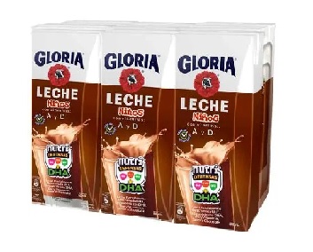 LECHE GLORIA NIÑOS CHOCOLATADA X 18