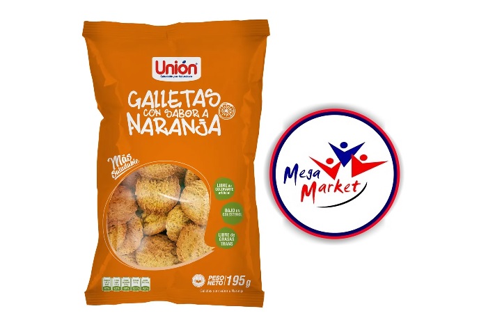 GALLETAS DE NARANJA UNION X 195 GR