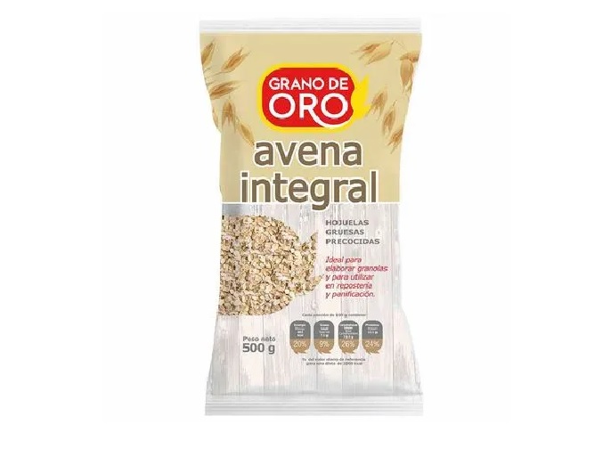 AVENA GRANO DE ORO INTEGRAL X 500GR