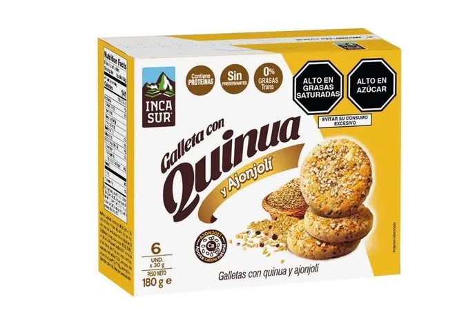 GALLETAS CON QUINUA Y AJONJOLI INCA