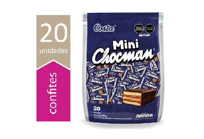BIZCOCHO MINI CHOCMAN X 20 UND