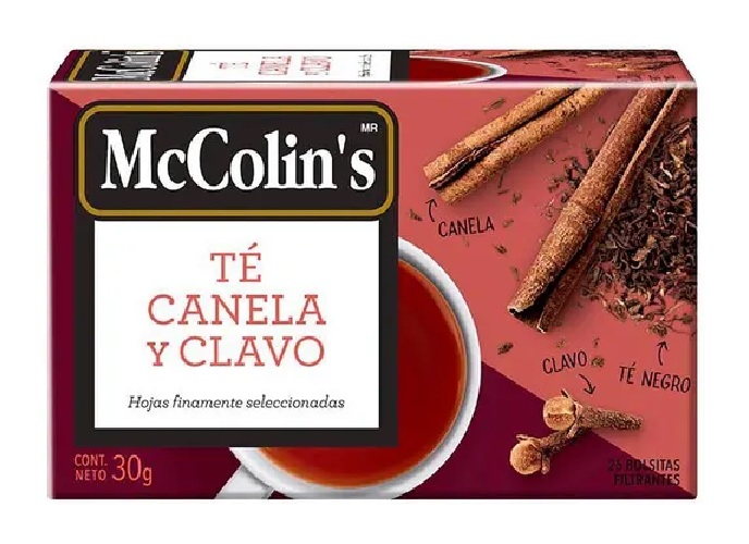 INFUSION MC COLLINS TE CANELA CLAVO