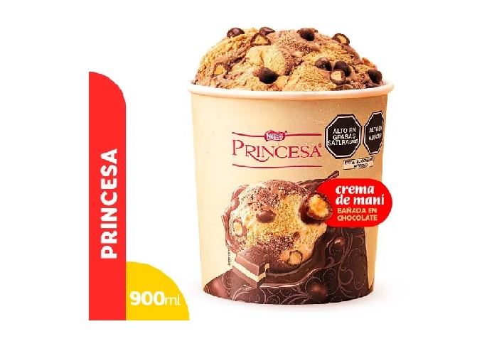HELADO PRINCESA X 900 ML