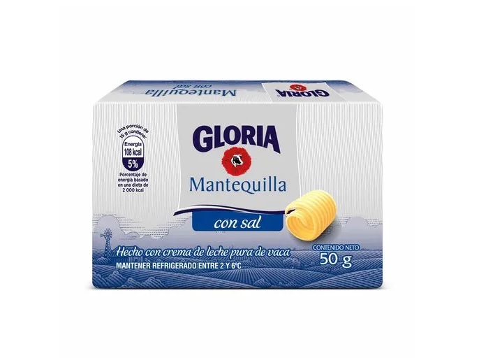 MANTEQUILLA GLORIA X 50GR