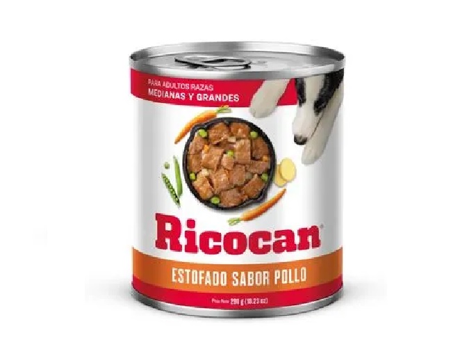 ALIMENTO RICOCAN ESTOFA POLLO RAZA 