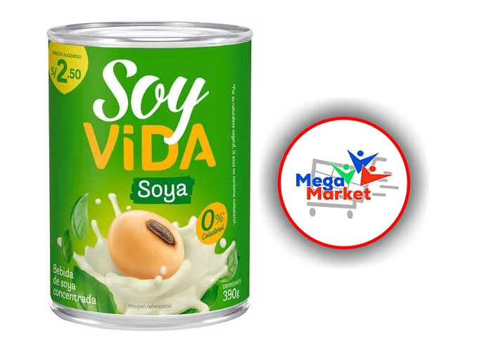 LECHE SOY VIDA SOYA X 390GR