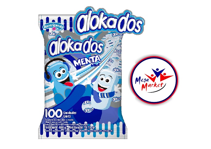 CARAMELOS ALOKADOS MENTA BLANDA X 1