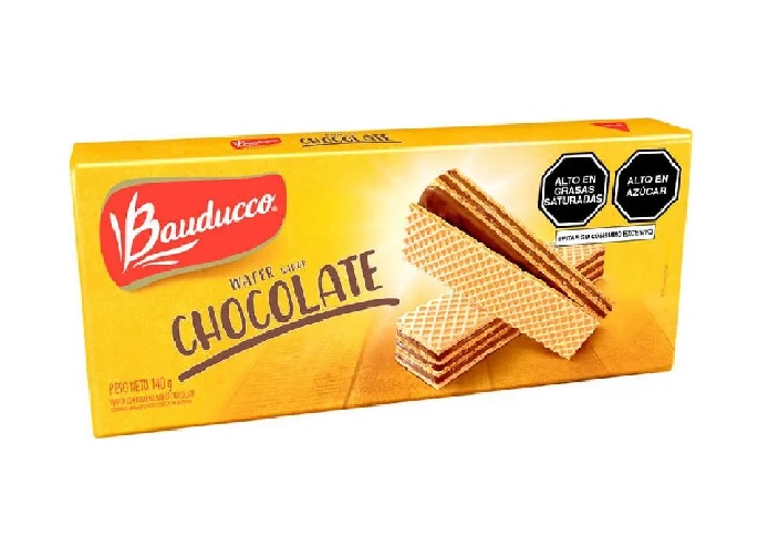 WAFER BAUDUCCO CHOCOLATE X 140 GR