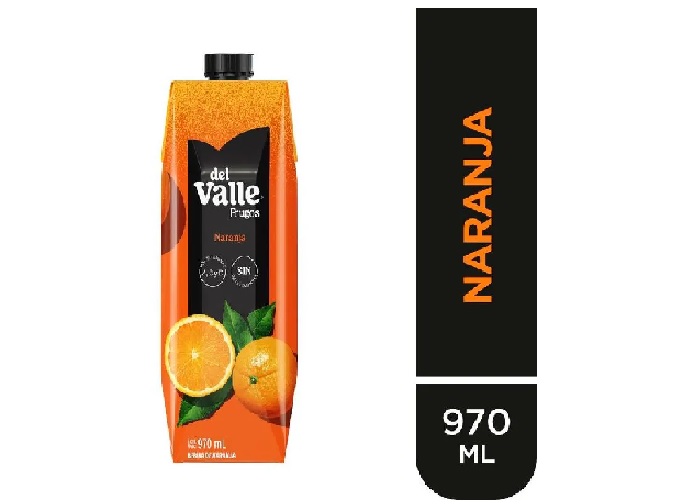 JUGO FRUGOS DEL VALLE NARANJA X 970