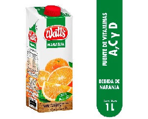 BEBIDA WATTS NARANJA X 1LT