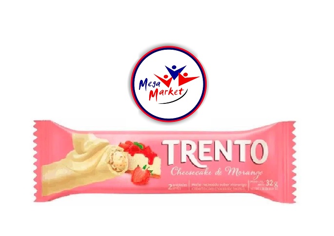 TURRON TRENTO CHEESECAKE FRESA X 29