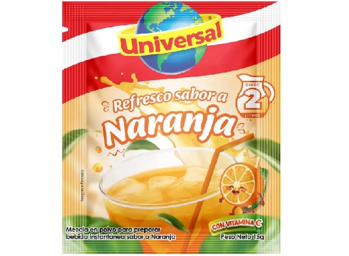 REFRESCO UNIVERSAL NARANJA X 15GR