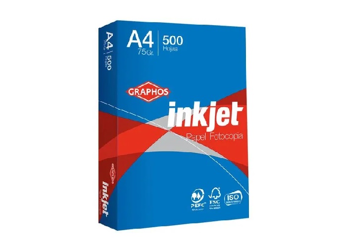 PAPEL FOTOCOPIA INKJET A4 X 500 HOJ