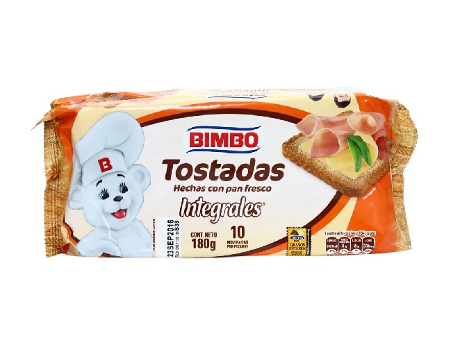 TOSTADAS BIMBO INTEGRALES X 180 GR