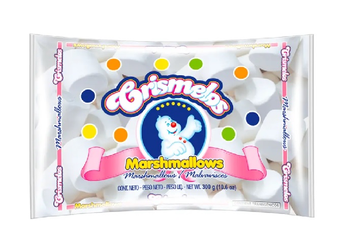 MASHMELLOWS CRISMELOS MINI COLORES 