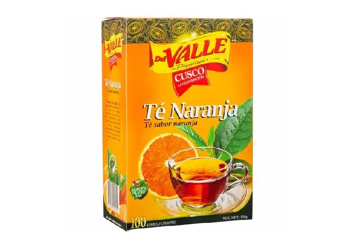 INFUSION DEL VALLE TE NARANJA X 100