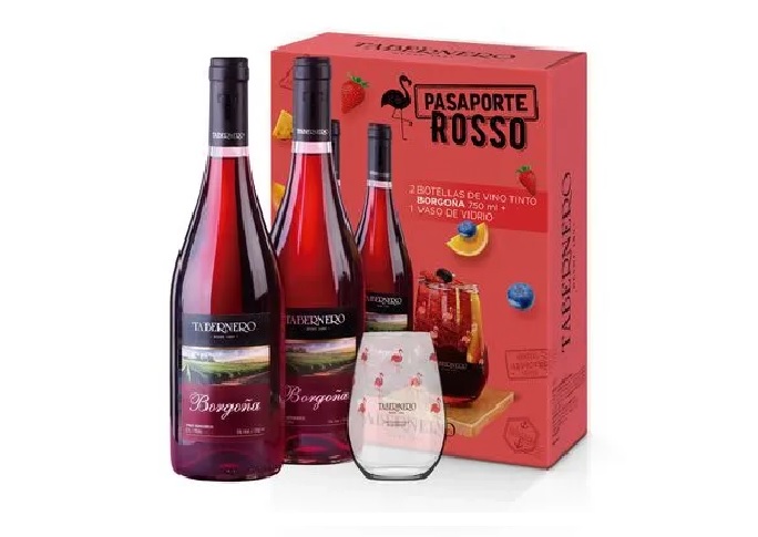 VINO ROSSO PACK GRAN BORGOÑA X 750 