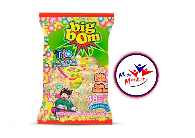 CHUPETIN BIG BOM XXL MARACUYA X 48 