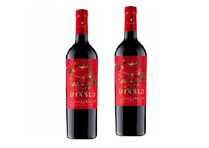 VINO FINO TINTO DIABLO DARK RED X 7