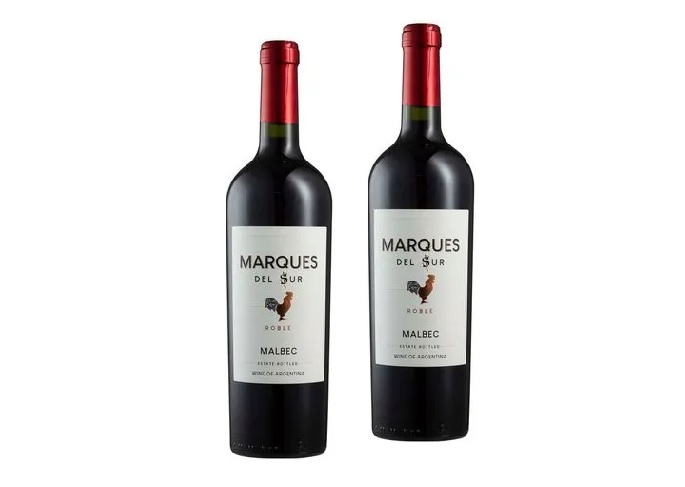 VINO TINTO MARQUES DEL SUR X 750 ML