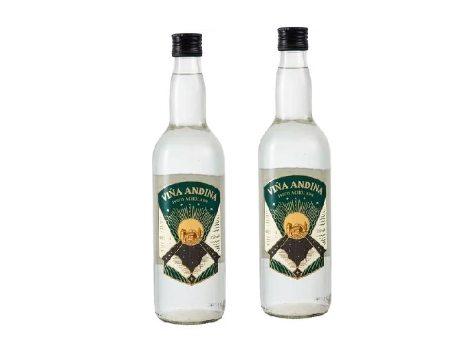 PISCO ALCHOLADO VIÑA ANDINA X 750 M