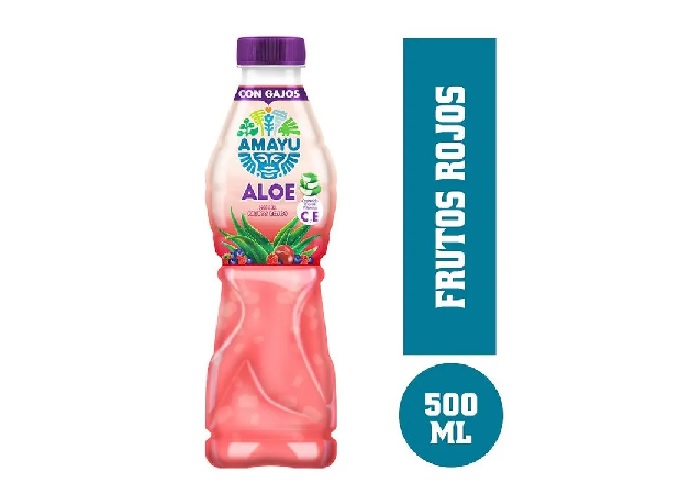 BEBIDA AMAYU ALOE FRUTOS ROJOS X 50