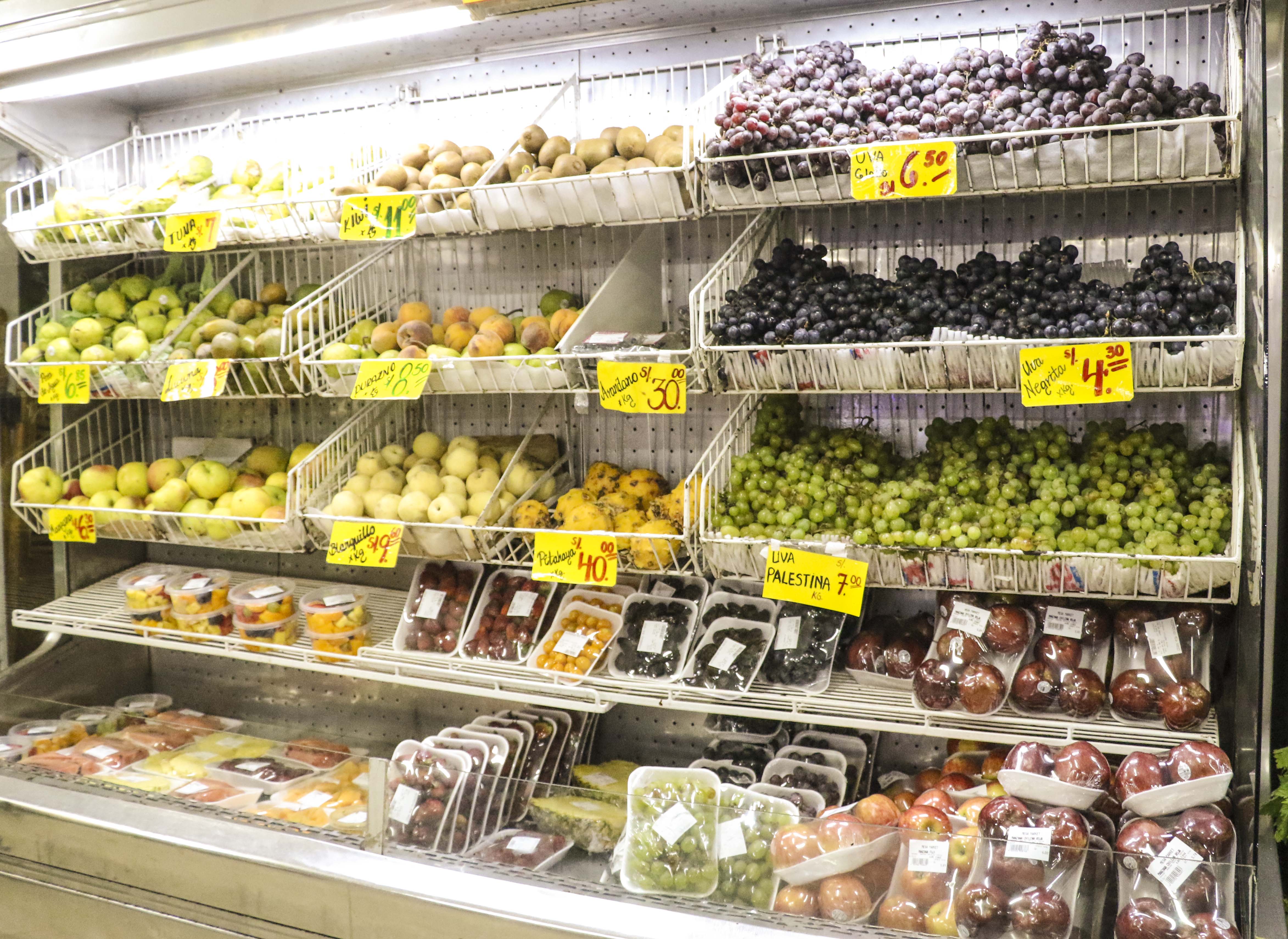 Frutas y verduras frescas